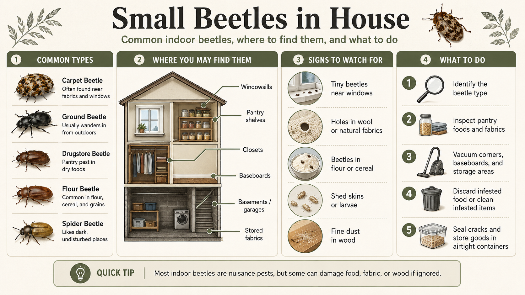 small beetles in house how to identify tiny indoor beetles and get rid of them