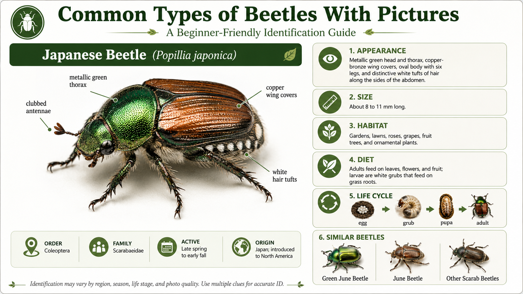 common types of beetles with pictures a beginner friendly identification guide