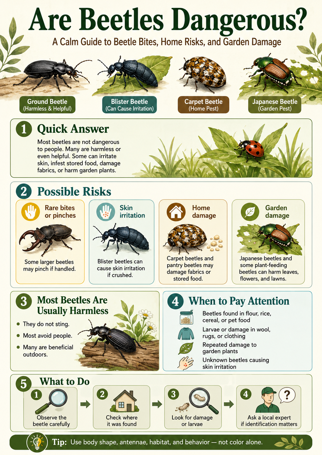 are beetles dangerous are beetles dangerous