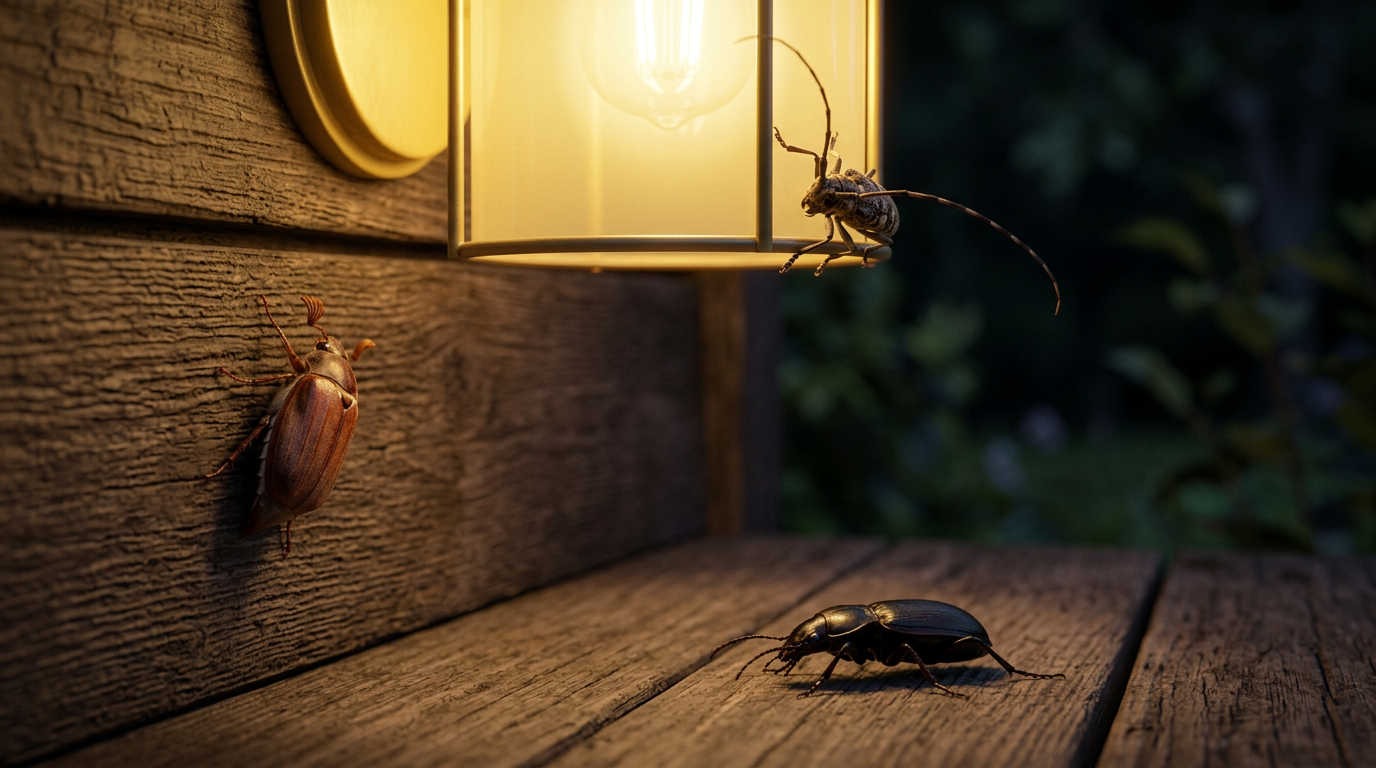 why are beetles attracted to light porch lights, night flying & identification clues why are beetles attracted to light porch lights, night flying & identification clues