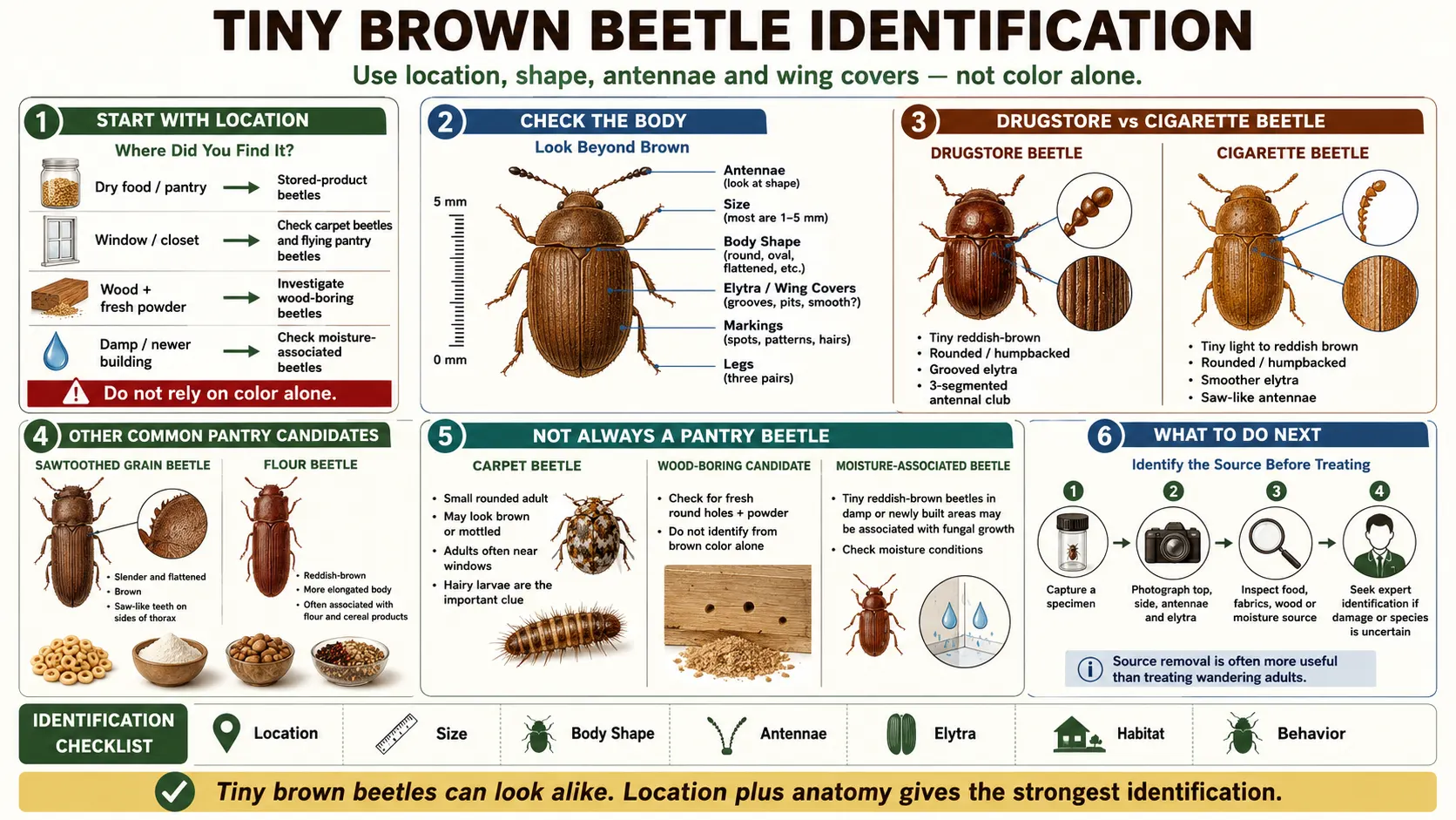 tiny brown beetle identification tiny brown beetle identification