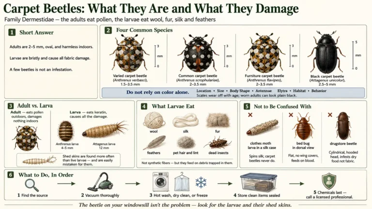 carpet beetles identification, damage, and safe control (1)