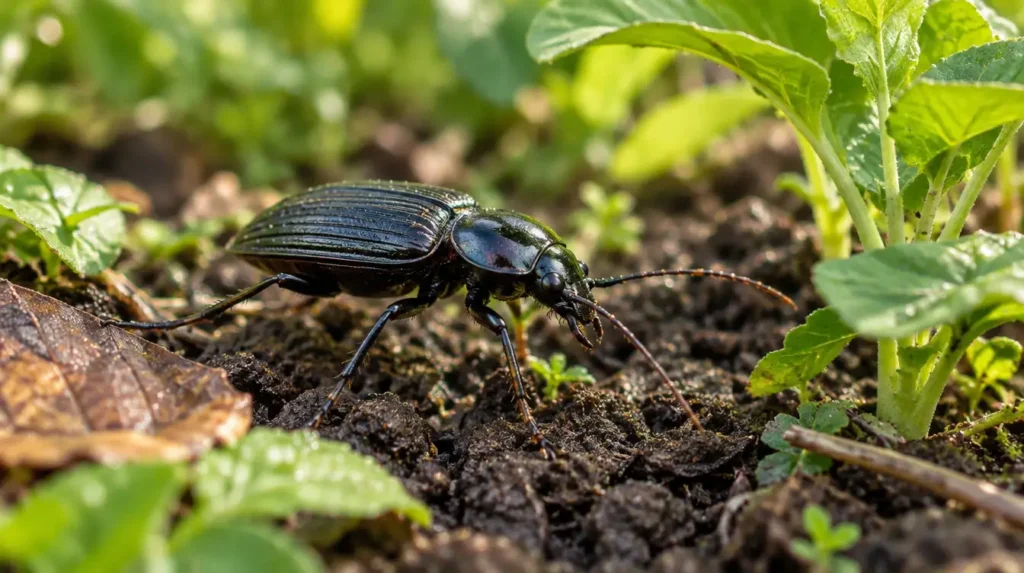 beneficial beetles in garden